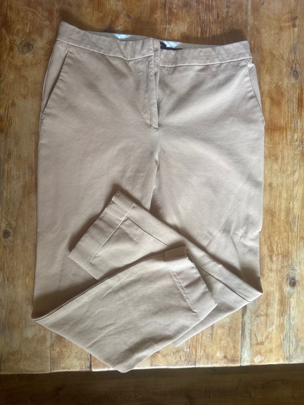 Ann Taylor Dark Khaki Ankle Pant 10T